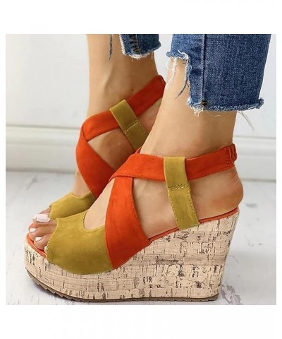 Platform Clogs Shoes For Women 2 Inch Heel Comfortable sandals Wedges Platform sandals Y2K sandals For Men Women Casua J-oran...