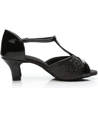 Dance Shoes Heeled Sandals For Women Beachy Dance Heels For Women Repetto Womens Platform Sandals Women Irish Dance Sh 7-blac...