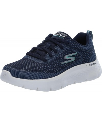 Women's Go Walk Flex Kali Sneaker Navy/Turquoise $26.84 Athletic Shoes