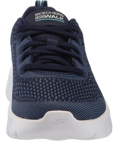 Women's Go Walk Flex Kali Sneaker Navy/Turquoise $26.84 Athletic Shoes