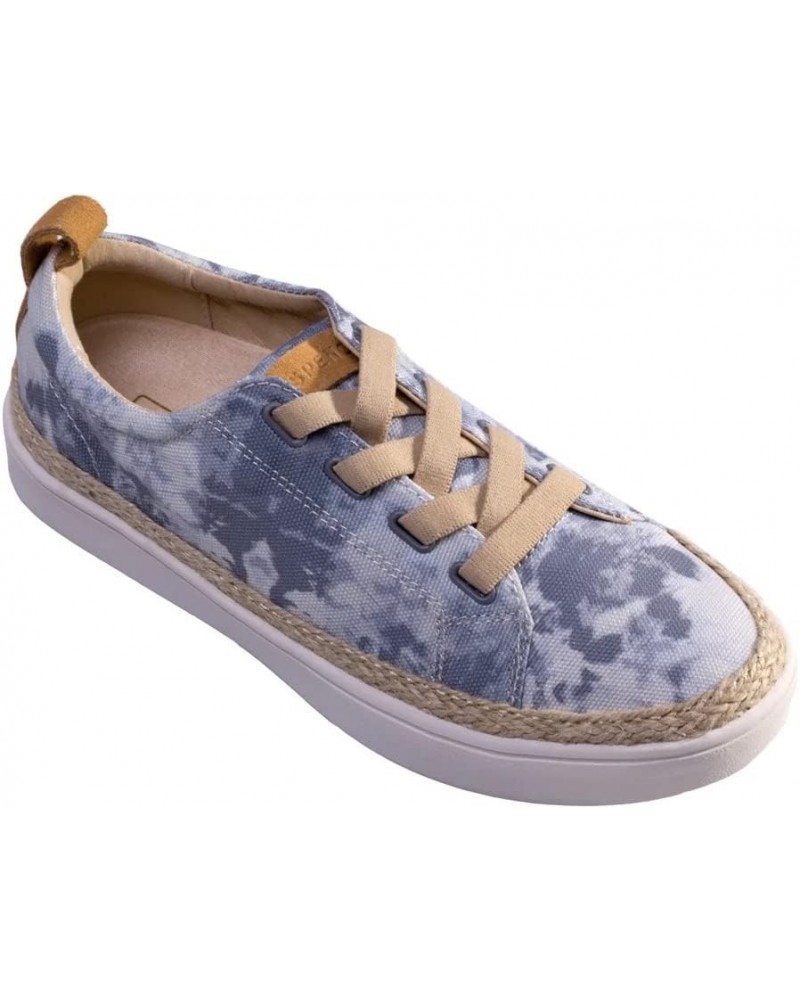 Waco Malibu Lace Tie-Dye Shoes Women's SP1056 | Color Putty Blue | Size 8 $44.77 Flats