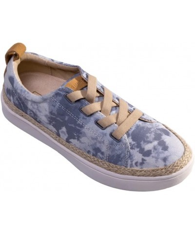 Waco Malibu Lace Tie-Dye Shoes Women's SP1056 | Color Putty Blue | Size 8 $44.77 Flats