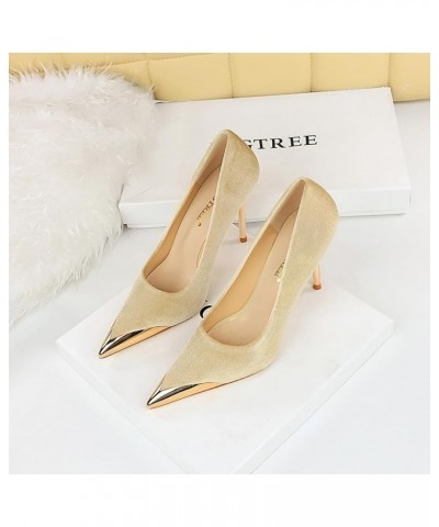 Womens Closed Toe Pointed Toe Low Heels, Stiletto Pumps Elegant Versatile Wedding Bridal Party Dress Shoes Nude $24.48 Pumps