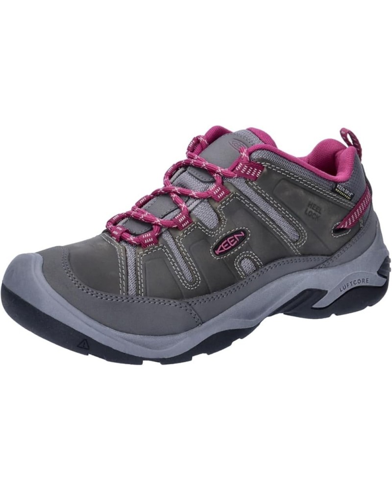 Women's Circadia Low Height Comfortable Waterproof Hiking Shoes Steel Grey/Boysenberry $40.51 Outdoor Shoes