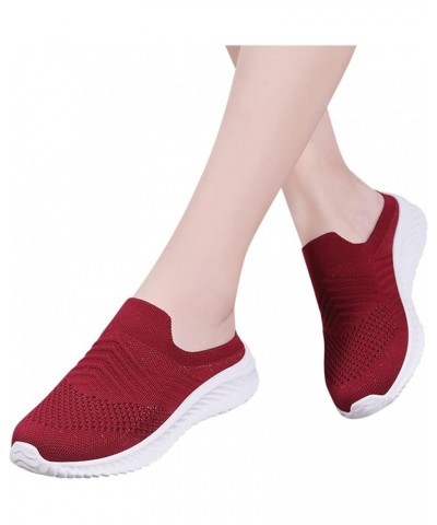 orthopedic platform loafers, Women's Fashion Casual Breathable Lightweight Platform Shoes Sport Running Shoes Z-13 Red $14.34...