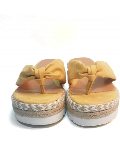 Flip Flops For Women Size 9 Platform Sandal Sandals Comfort Slides Walking Sandals Women Sandals Size 7.5 Dre Yellow 9 $13.47...