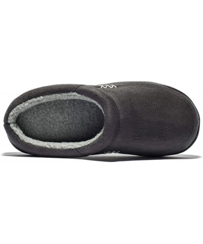 Women's Cozy Memory Foam Slippers Suede Fuzzy Plush Fleece Lined Slip On Indoor Outdoor House Shoes Gray/Gray $16.32 Slippers