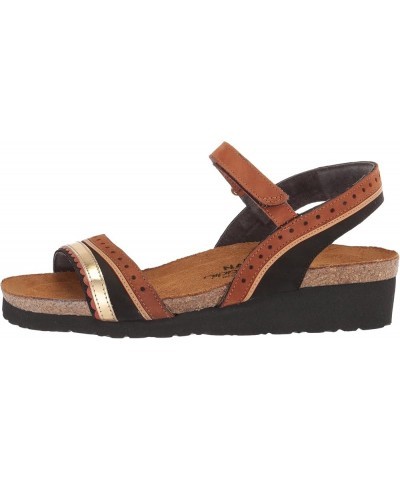 Footwear Women's Beverly Sandal Black Velvet Nubuck/Hawaiian Brown Nubuck/Gold Lthr $59.11 Sandals