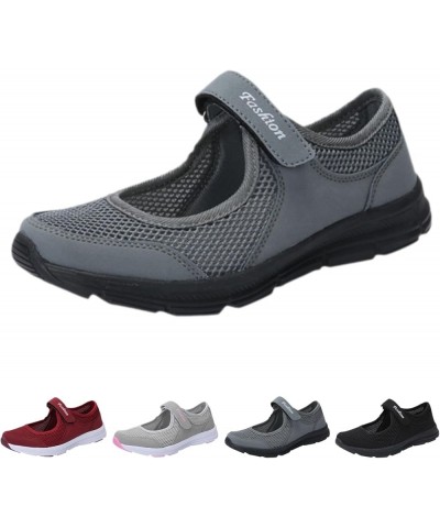 Tennis Shoes Womens Sneaker Wedge Sandals for Women, Women's Air Cushion Slip-On Walking Shoes Orthopedic Diabetic Walking Sh...