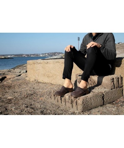 Swedish Handmade Wooden Clog Mule | Malmö Fudge (Dk) $98.55 Mules & Clogs