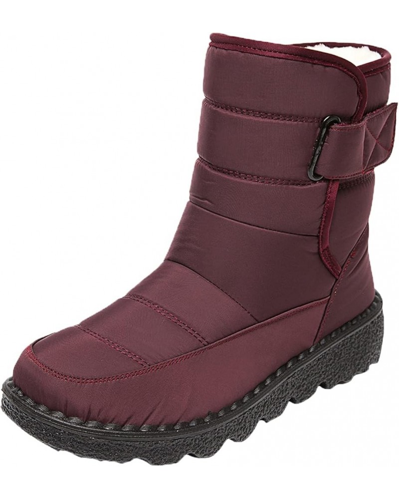 Women Winter Shoes Boots Snow Winter Warm Boots Short Outdoor Bootie Shoes Girls for Women Women's Boots Zip up Women's Snow ...