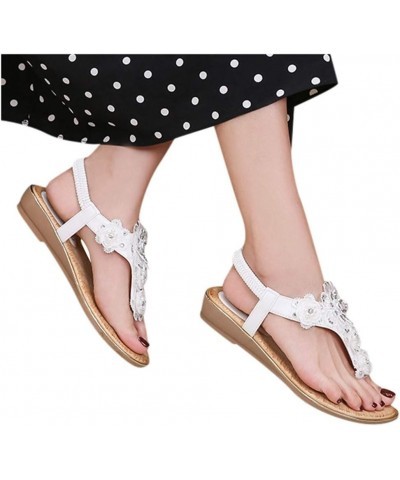 Sandals For Women Flats Comfortable Dressy Flip Flops For Women Beach Sandals Flats Socks Sandals Women Fashion Shower Sandal...