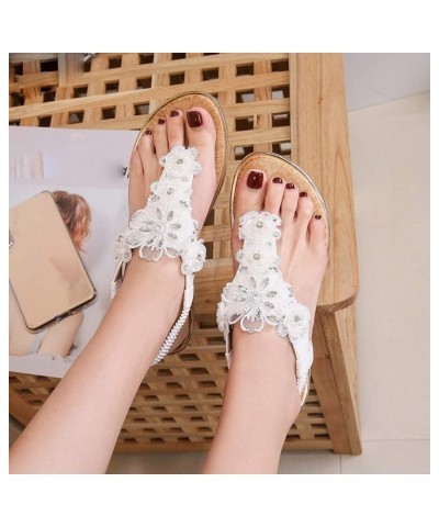 Sandals For Women Flats Comfortable Dressy Flip Flops For Women Beach Sandals Flats Socks Sandals Women Fashion Shower Sandal...