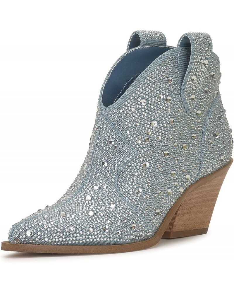 Women's Zadie Bootie Fashion Boot Medium Blue $44.03 Boots