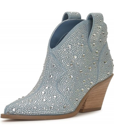 Women's Zadie Bootie Fashion Boot Medium Blue $44.03 Boots