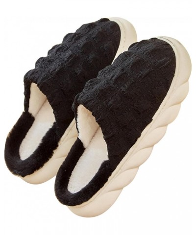 Non Slip Slippers for Women Elderly Warm Winter Slippers Mens Cool House Slippers Cloud Slippers for Men and Women Men Christ...