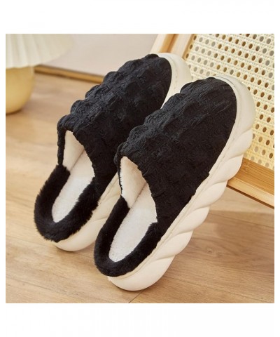 Non Slip Slippers for Women Elderly Warm Winter Slippers Mens Cool House Slippers Cloud Slippers for Men and Women Men Christ...