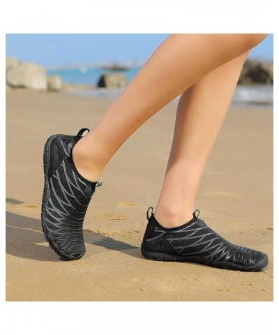 Couples Fashion Five Finger Shoes Outdoor Water Shoes Men's and Women's Beach Speed Advantage Sneaker - Women's 7 Black $16.8...