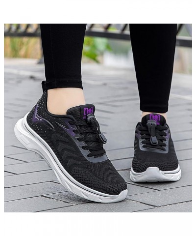 Womens Walking Athletic Mesh Shoes Athletic Workout Soft Sneakers Casual Comfortable Workout Shoes Ao1-black $19.07 Outdoor S...