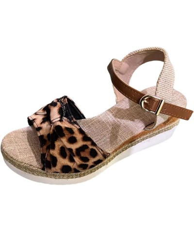 sandals For Women Flats Shoes Flip Flops Women Comfort Slides Platform Heels For Women Wedge Heels Women'S High Chunky Coffee...