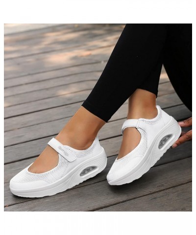 Women Casual Wedges Shoes Non Slip Sneaker Soft Sole Female Casual Shoes Air Cushion Travel Walking Sports Covered Feet Shoes...