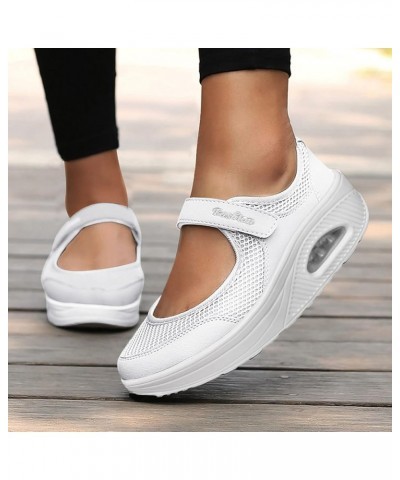 Women Casual Wedges Shoes Non Slip Sneaker Soft Sole Female Casual Shoes Air Cushion Travel Walking Sports Covered Feet Shoes...