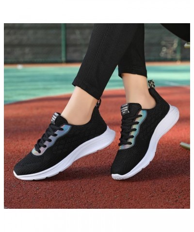 plaid sneakers Sneaker for Women Ladies Mesh Sport Shoes Sneakers Running Shoes Z 03-a $17.25 Athletic Shoes