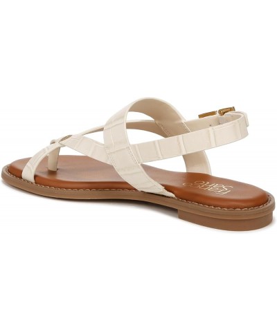 Women's Gabby Sandal White Croc Print Faux Leather $23.49 Pumps