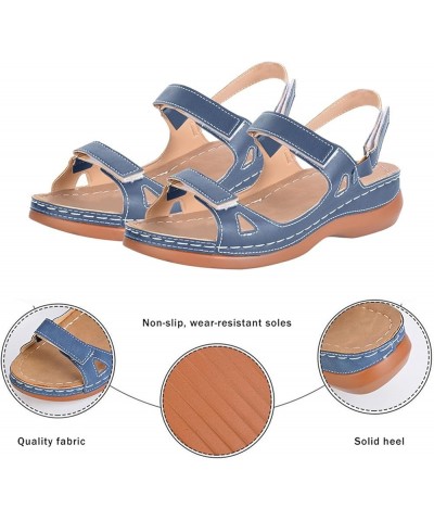 Sandals for Women Dressy Womens Sandals Casual Summer Women's Sandals Flat Open-Toe Beach Sandals Flip Flop Comfy Shoes,Red,U...