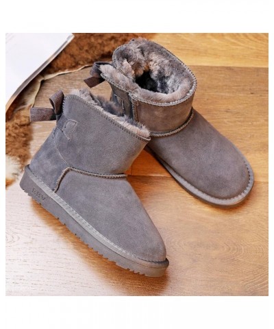 N\A Women's Fur one-Piece Short Bottle Lily Student Cotton Shoes Bow tie Snow Shoes 35 Shase $14.55 Slippers