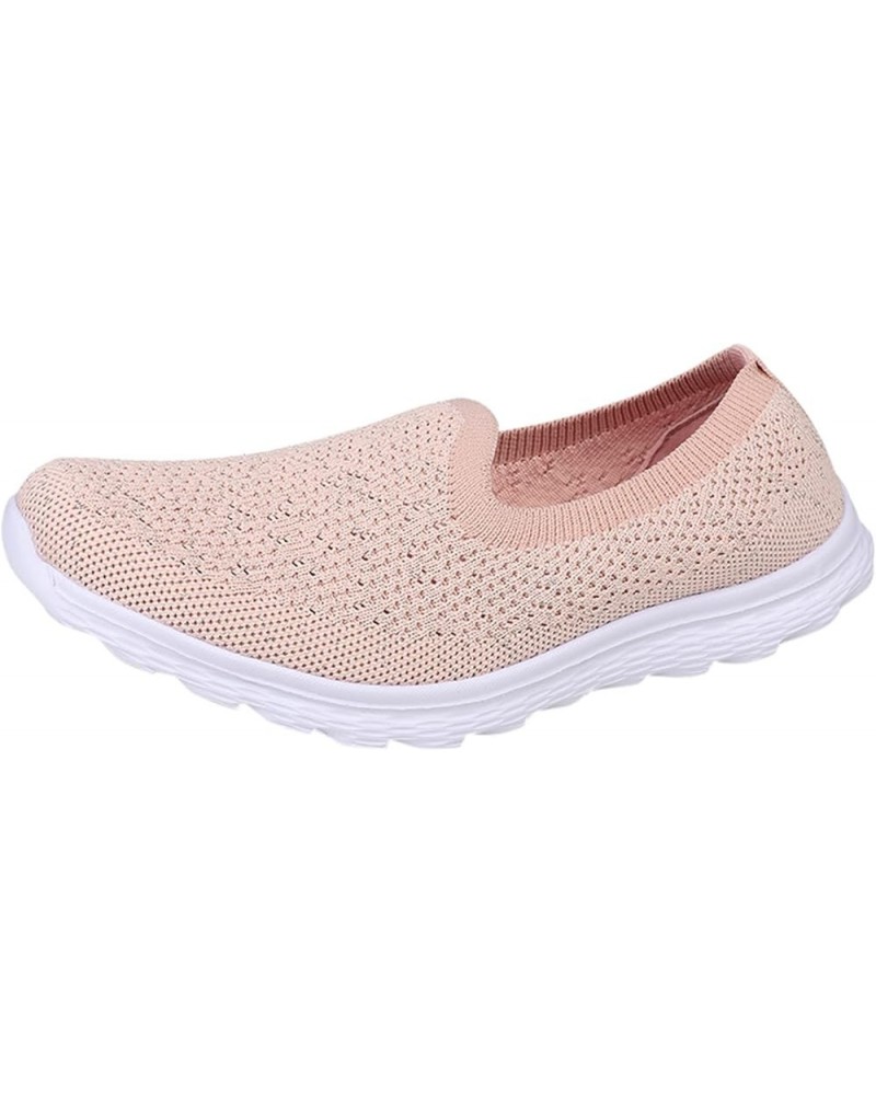 Women Breathable Lace Up Shoes Flats Casual Shoes Unisex Lightweight Work Shoes Sneakers for Women No Heel (Beige, 7.5) 7.5 P...