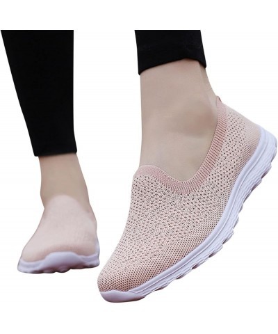 Women Breathable Lace Up Shoes Flats Casual Shoes Unisex Lightweight Work Shoes Sneakers for Women No Heel (Beige, 7.5) 7.5 P...