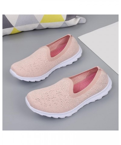 Women Breathable Lace Up Shoes Flats Casual Shoes Unisex Lightweight Work Shoes Sneakers for Women No Heel (Beige, 7.5) 7.5 P...