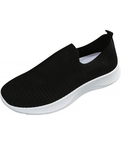 Women Flat Sole Wear Casual Shoes Fashion Soft Sole Breathable Casual Shoes Sneakers for Women Dance (Grey, 7) Black 10 $15.7...