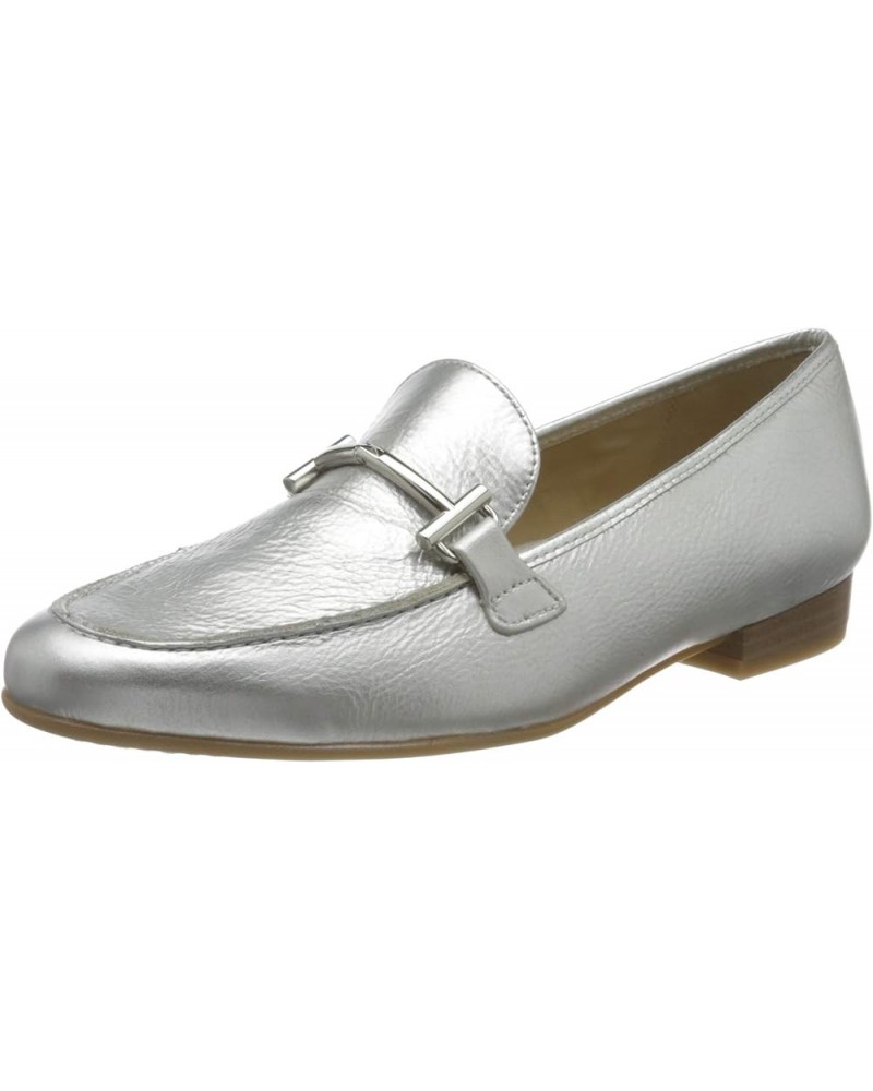 Women's Loafers White Gold 08 $77.99 Loafers & Slip-Ons