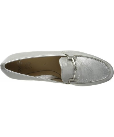 Women's Loafers White Gold 08 $77.99 Loafers & Slip-Ons