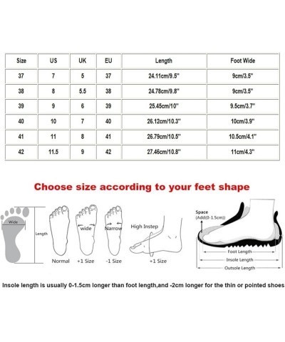 Slide Sandals for Women Mid-Heel Shoes Yoga Mat Orthotic Sandal Non-Slip Slip-on Casual Summer Bohemian Slipper 116-hyems-3-b...