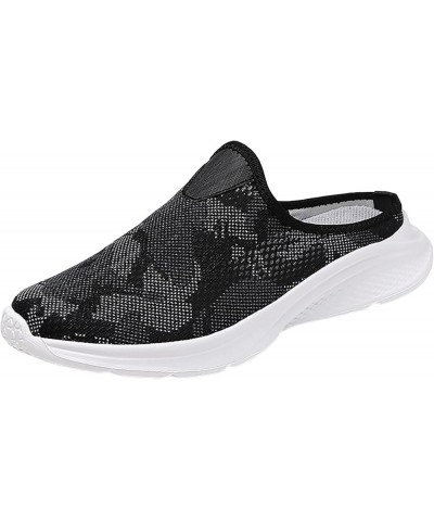 Breathable Soft Sole Loafers Casual Shoes Women's Leisure Mesh up Stretch Platform Lightweight Camouflage Barefoot Feel Heel ...