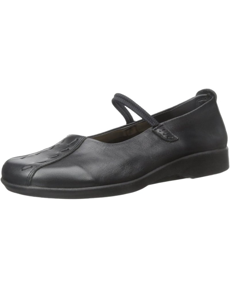 Women's Shawna Black Leather $52.85 Flats