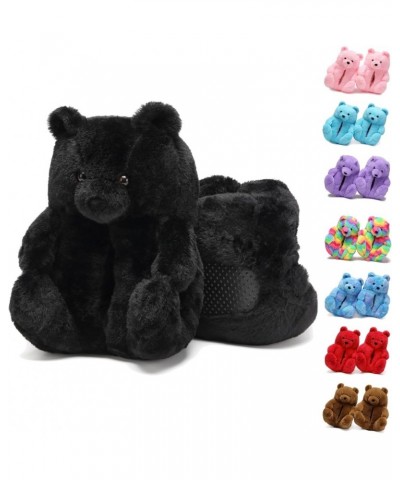 Teddy Bear Slippers Cute House Animal Slippers For Women Indoor Fuzzy Cartoon Care Bear Slippers Bedroom Slippers Women Birth...