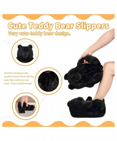 Teddy Bear Slippers Cute House Animal Slippers For Women Indoor Fuzzy Cartoon Care Bear Slippers Bedroom Slippers Women Birth...