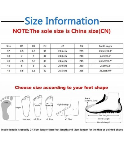 Casual Shoes for Women Slip on with Arch Support Square Heels Round Toe Breathable Slip On Lazy Shoes Brown $15.08 Sandals