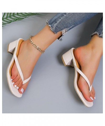 Sandals Women Dressy Flat, Women's Elastic Strappy String Thong Ankle Strap Summer Gladiator Sandals C-white $16.32 Sandals