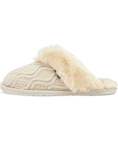 Caroline Knit Scuff Women's Slipper Cream $21.96 Slippers