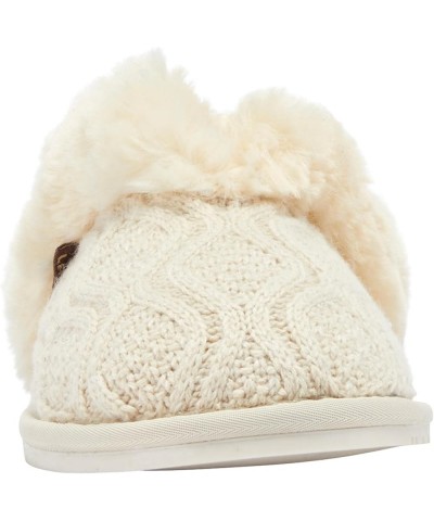 Caroline Knit Scuff Women's Slipper Cream $21.96 Slippers