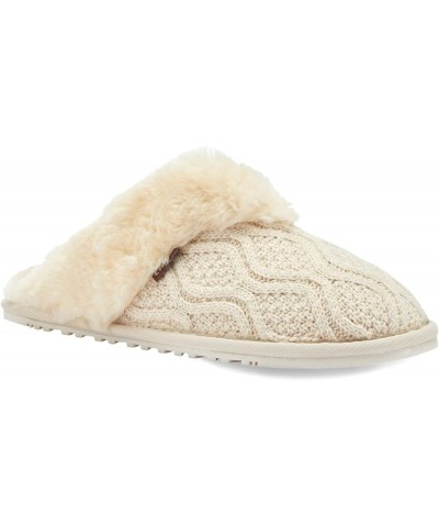 Caroline Knit Scuff Women's Slipper Cream $21.96 Slippers