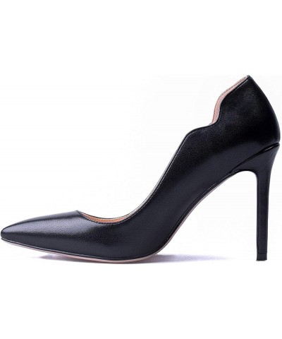 Women Classic Slip On Pointy Toe Stiletto High Heels Pumps Sexy Ladies Party Wedding Dress Shoes Black $42.22 Pumps