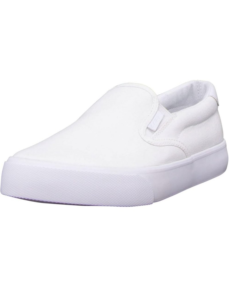 women's Clipper Classic Slip-on Fashion Sneaker White/White $12.68 Fashion Sneakers