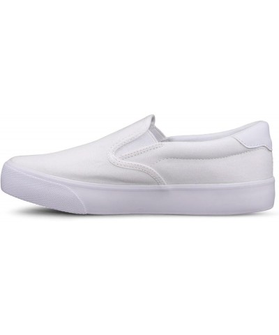 women's Clipper Classic Slip-on Fashion Sneaker White/White $12.68 Fashion Sneakers