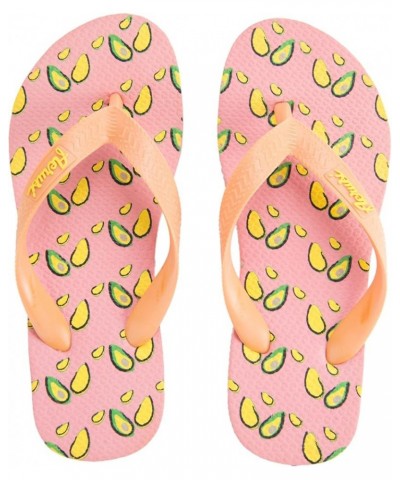 SEP082041 Avocado Design Flip Flop Sandal Slippers, US Woman Size 9.5-10.5 / Man Size 8-9, 2 Piece 9.5-10.5 Women/8-9 Men Avo...